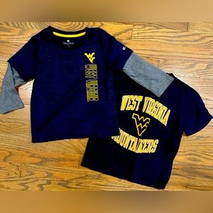 Wvu West Virginia kids shirts